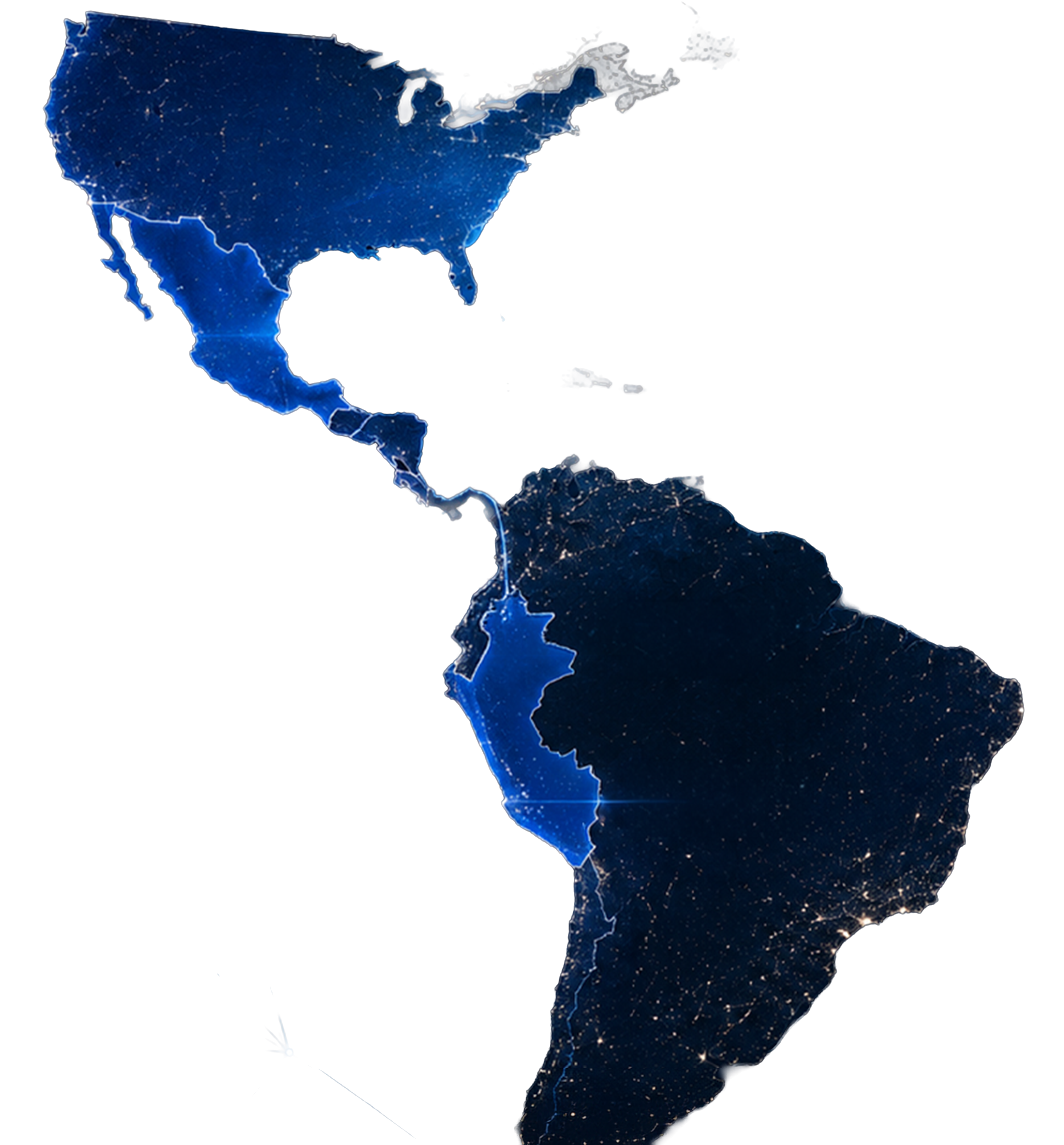 Americas Map